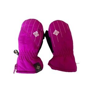 Columbia Sportswear Blue One Size Toddler Mittens Zippered Snow Gloves